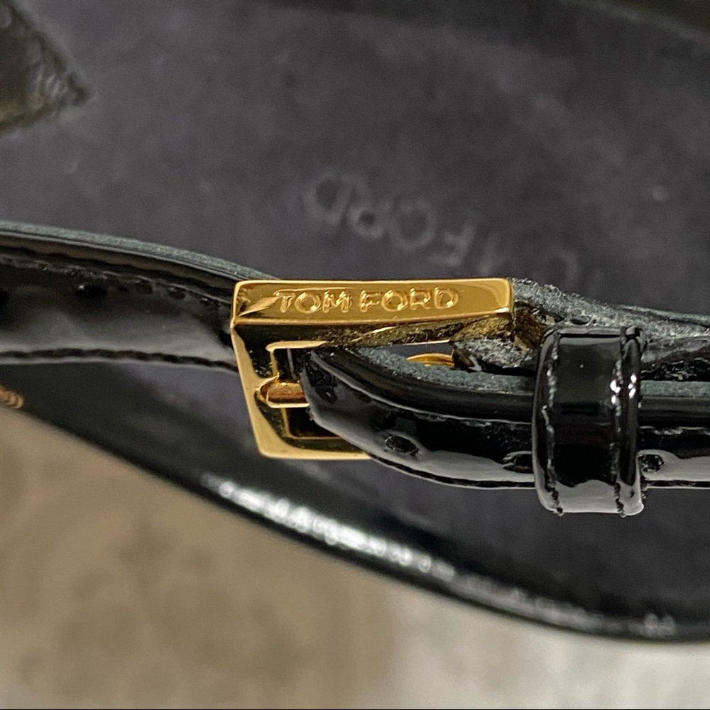 NEW TOM FORD Pee-Toe Slingback Pumps 39.5 - Picture 12 of 14